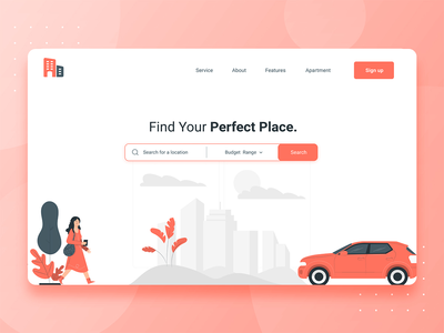 位置查找器网页标题(Location Finder Web Header)