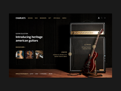 音乐商店登陆页面(Music Store Landing Page)