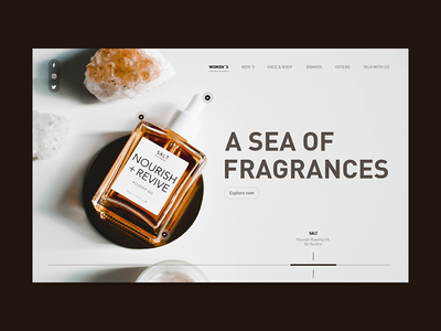 香水店登陆页面(Perfume Shop Landing Page)