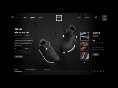 网页运动鞋店(Web Page Sneakers Shop)