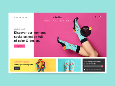 袜子 - 产品页面(Socks - Product Page)