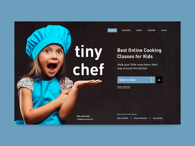 TinyChef 登陆页面(TinyChef Landing Page)