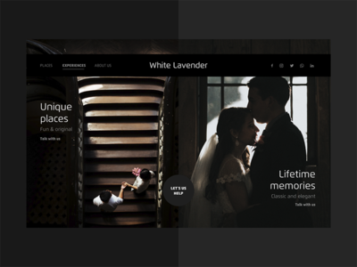 网络服务页面婚礼策划师(Web Service Page Wedding Planner)