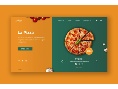 Pizza Resto Hero 标题模板(Pizza Resto Hero Header Template)