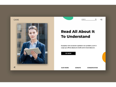 专业英雄标题模板(Professional Hero Header Template)