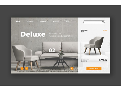 家具英雄页眉模板(Furniture Hero Header Template)