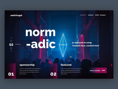 创意霓虹灯横幅(Creative Neon Banner)