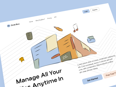 Hero Drob Box 登陆页面(Hero Drob Box Landing Page)