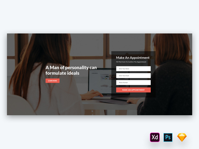 培训师网站的英雄标题-04(Hero Header for Trainers Websites-04)