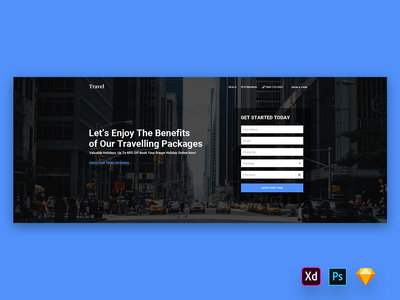 旅行社网站的英雄标题-01(Hero Header for Travel Agency Websites-01)