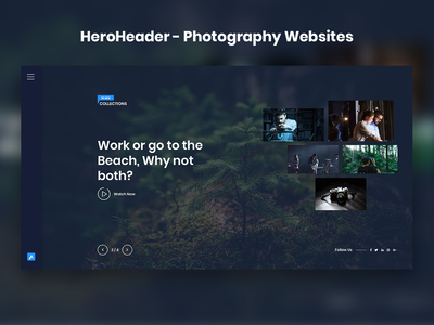 HeroHeader 摄影网站 Website-17(HeroHeader for photography Website-17)