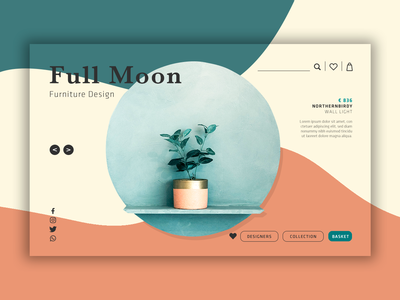 Hero Header - 家具设计(Hero Header - Furniture Design)