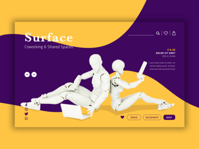 英雄头球 - 表面(Hero Header - Surface)