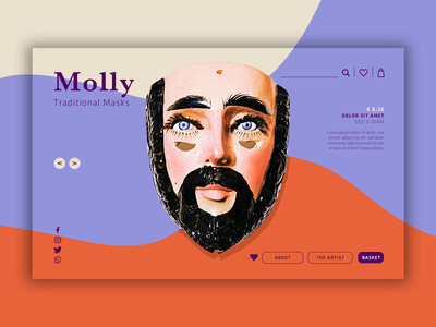 英雄标题 - 传统面具(Hero Header - Tradicional Masks)