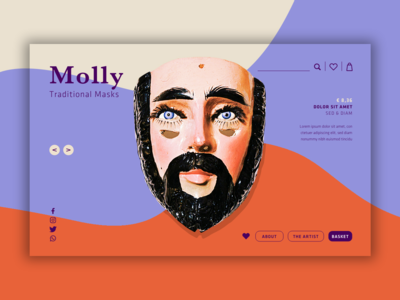 英雄标题 - 面具(Hero Header - Mask)