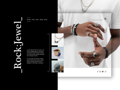 Hero Header - 摇滚珠宝(Hero Header - Rock Jewelry)