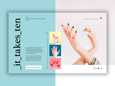 Hero Header - 美甲产品(Hero Header - Nail Product)