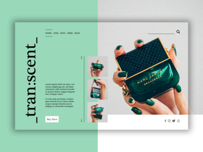 英雄标题 - 透明(Hero Header - Transcent)