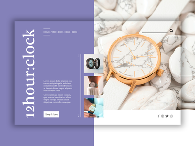 Hero Header - 12 小时制(Hero Header - 12Hour clock)