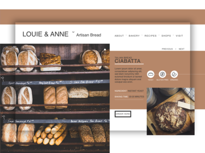 英雄标题 - 工匠面包(Hero Header - Artisan Bread)