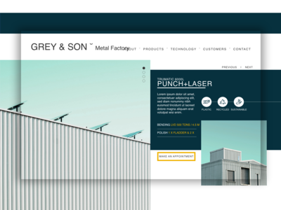 Hero Header - 金属工厂(Hero Header - Metal Factory)