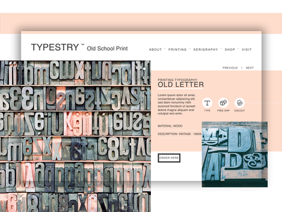 Hero Header - 老派印刷(Hero Header - Old school printing)