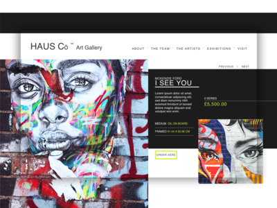 英雄页眉 - 艺术画廊(Hero Header - Art Gallery)