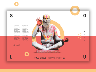 英雄标题 - 冥想工作室(Hero Header - Meditation Studio)