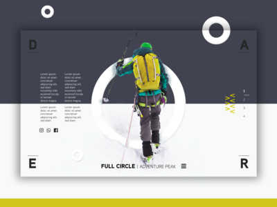 英雄标题 - 冒险峰(Hero Header - Adventure Peak)