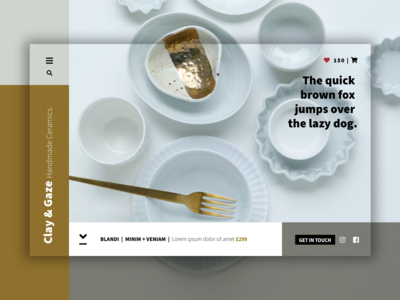 英雄标题 - 粘土和凝视(Hero Header - Clay & Gaze)