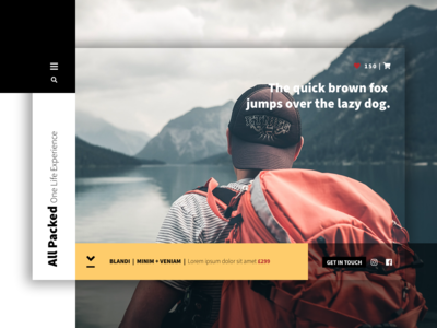 Hero Header - 背包(Hero Header - Backpack)