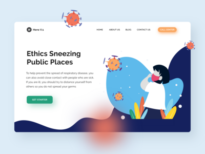 Hero V.1 大流行登陆页面(Hero V.1 Pandemic Landing Page)
