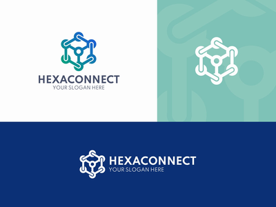六边形标志设计(Hexagon Logo Design)