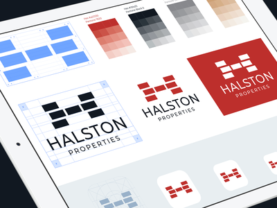 豪斯顿地产标志(Halston Properties logo)