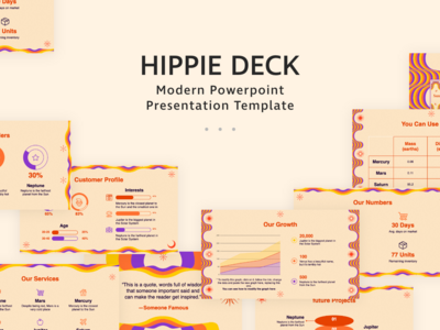 嬉皮的PowerPoint演示模板(Hippie PowerPoint Presentation Template)
