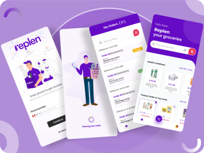 Replen杂货应用程序(Replen Groceries App)