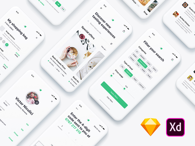 Hngry 送餐 UI 套件(Hngry Food Delivery UI Kit)