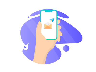 携带电话矢量图标(Hold phone vector icon)