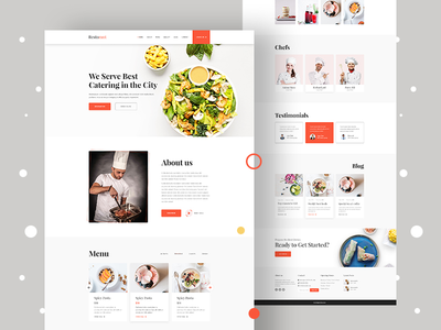 餐厅登陆页面(Restaurant Landing Page)