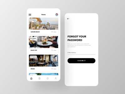 Food App Home Forgot UI #3(Food App Home Forgot UI #3)