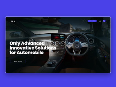 汽车移动网页登陆页面(Auto Mobile Web Landing page)