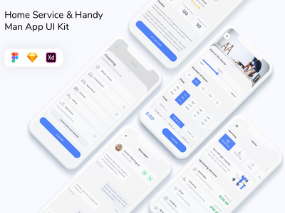 Home Service & Handy Man App UI Kit(Home Service & Handy Man App UI Kit)