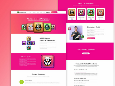 #02 NFT 登陆页面 Web 模板。(#02 NFT Landing Page Web Template.)