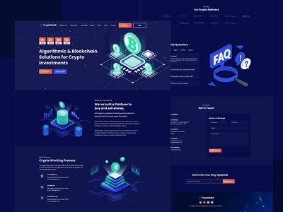 #02 加密货币登陆页面(#02 Crypto Currency Landing Page)