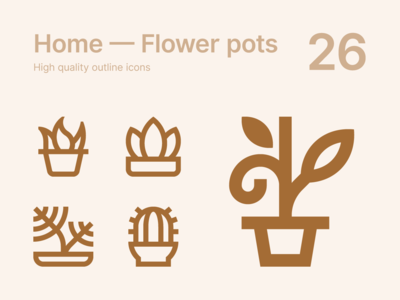 首页 — 花盆(Home — Flower pots)