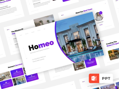 Homeo - 房地产演示模板(Homeo - Real Estate Presentation Template)