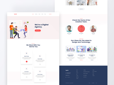设计机构-首页V3(Design Agency - Homepage V3)
