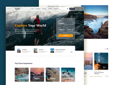旅行登陆页面(Travel Landing Page)
