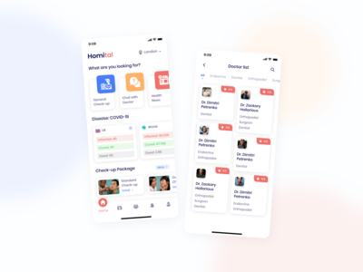 Homital - 远程医疗 UI 套件 #7(Homital - Telemedicine UI Kit #7)