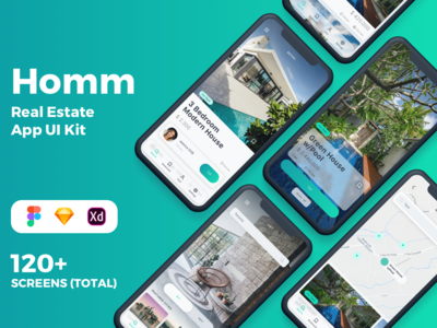 Homm 房地产 UI 套件(Homm Real Estate UI Kit)